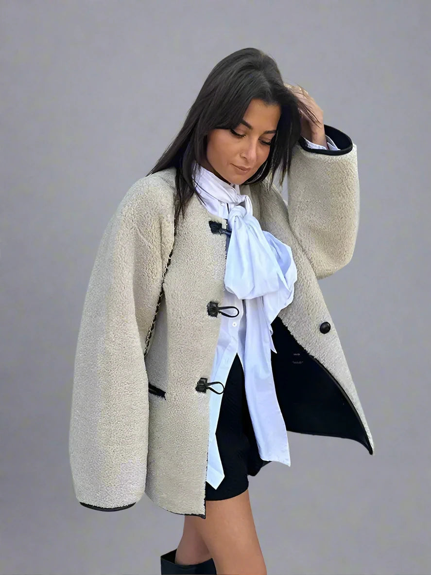 Gabrielle Luxe Lamb Wool Coat